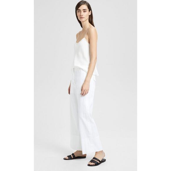Theory Organic Crunch Linen Fluid Pant - Picture 3 of 13